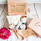 40th Birthday Gift Set, Rose Gold Gift Set, Birthday Gifts for Her - Bijoux Lucy