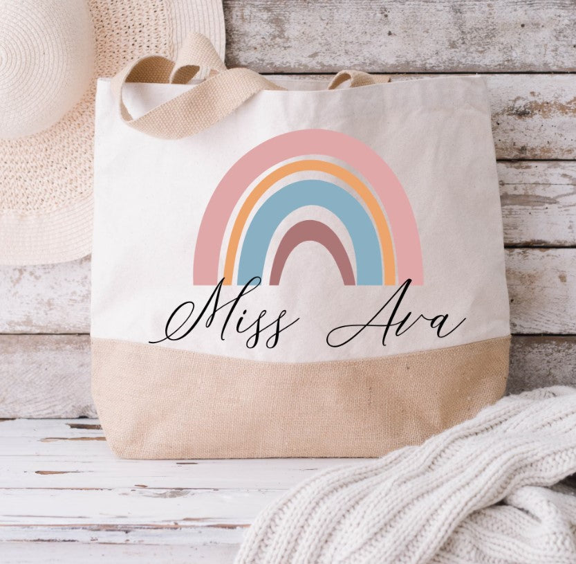 Personalised Teacher Tote Bag - Bijoux Lucy