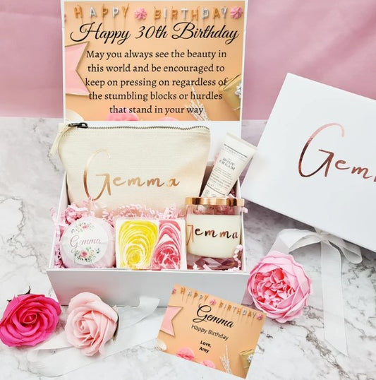 30th Birthday Personalised Gift Box - Bijoux Lucy