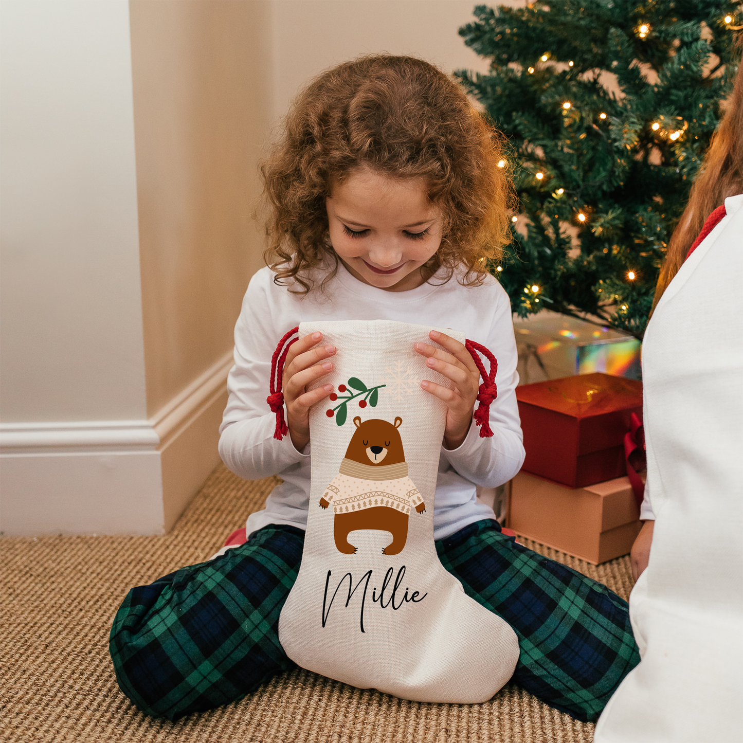 Christmas Bear Stocking