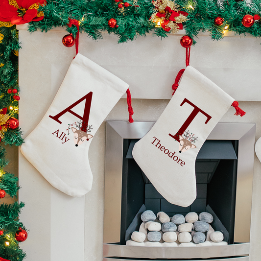 Initial Christmas Stocking