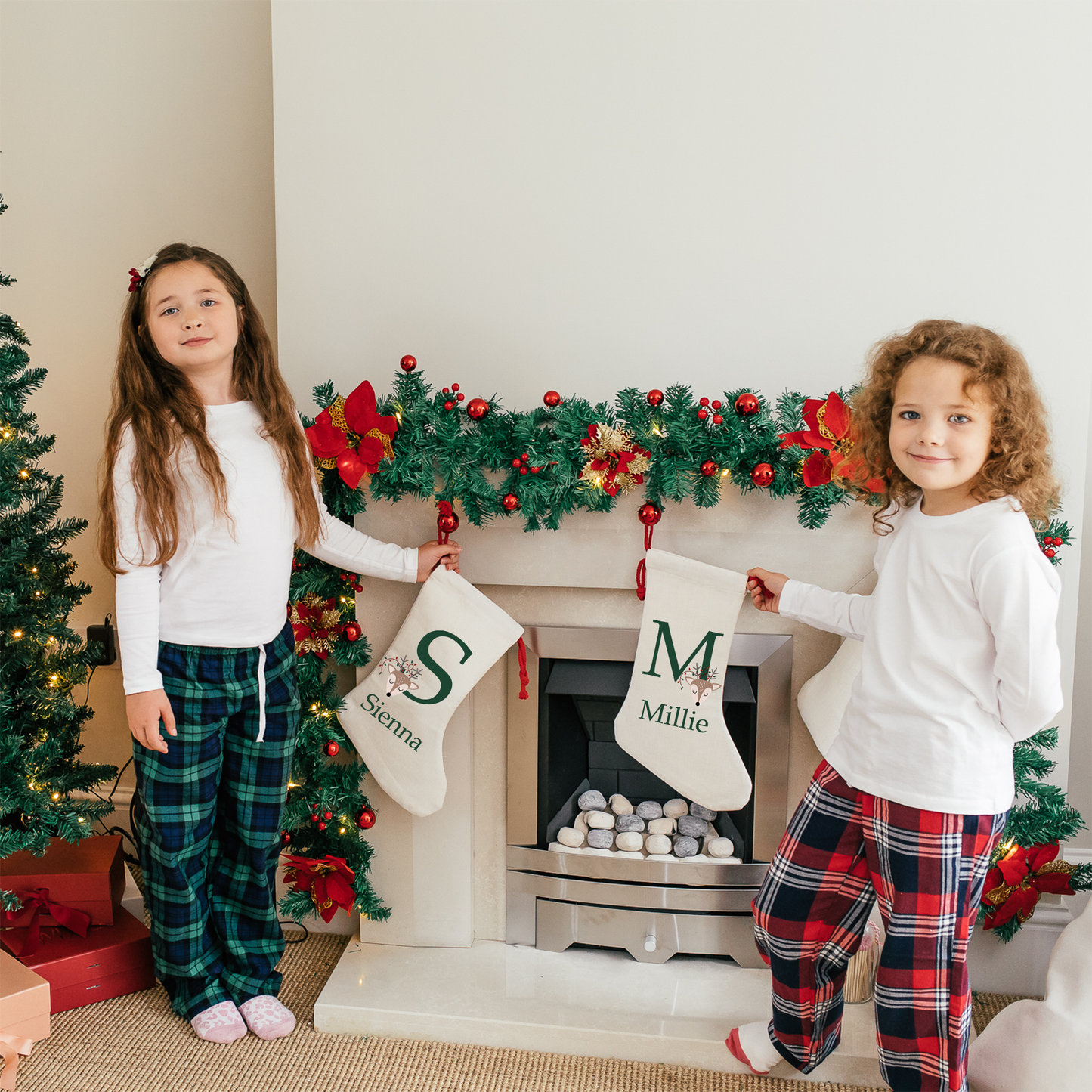 Custom Initial Holiday Stocking