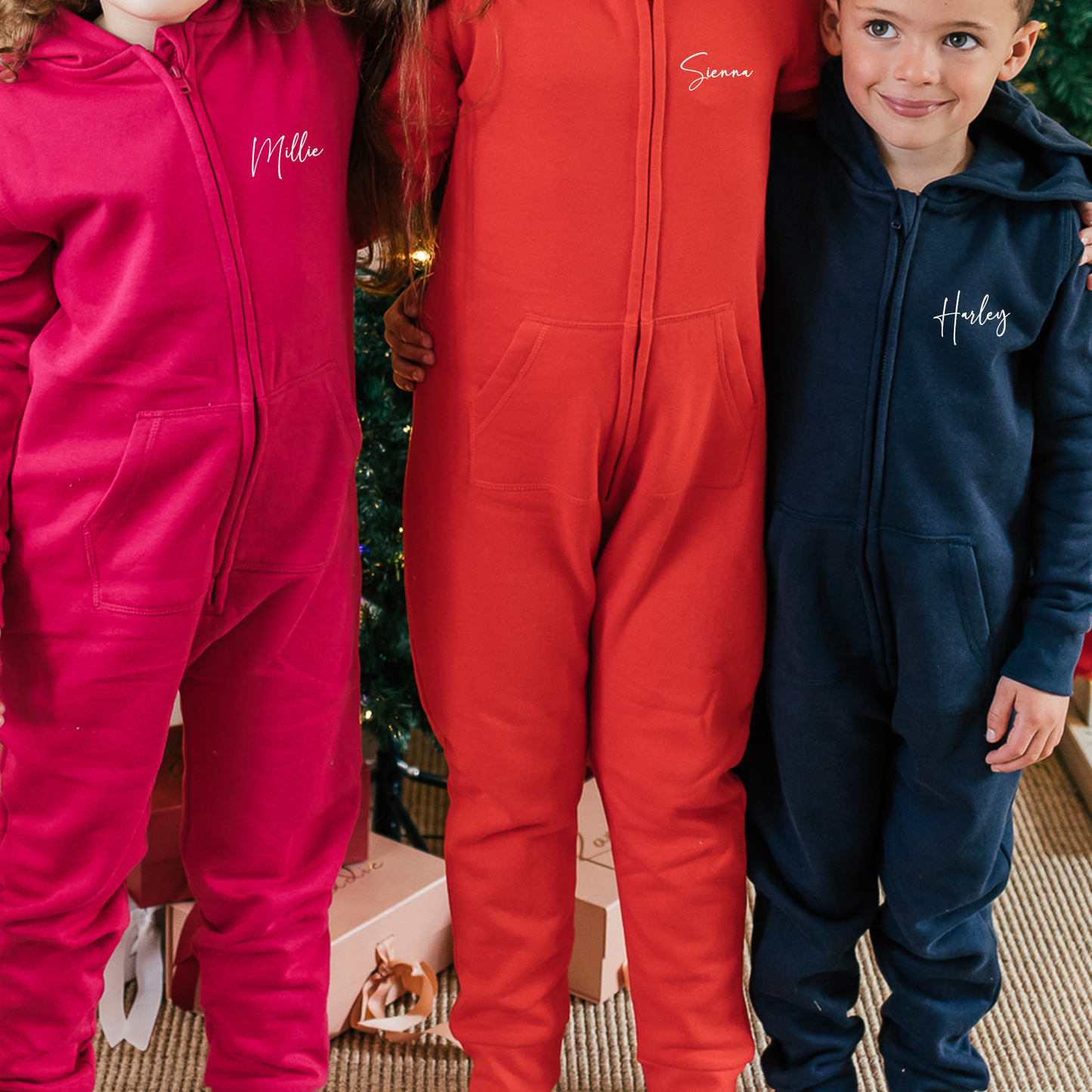 Personalised Christmas Onesies for Kids