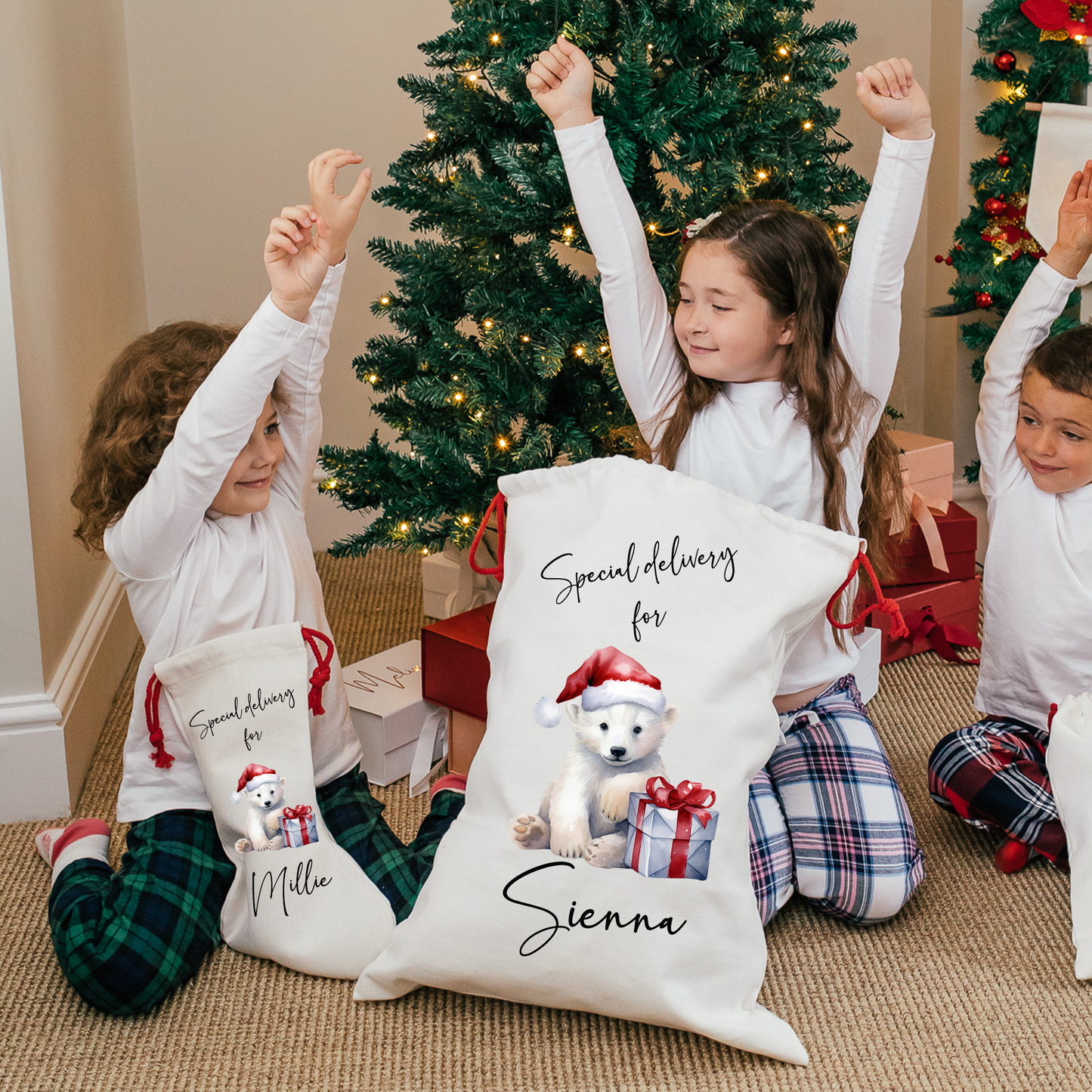 Personalised Polar Bear Stocking