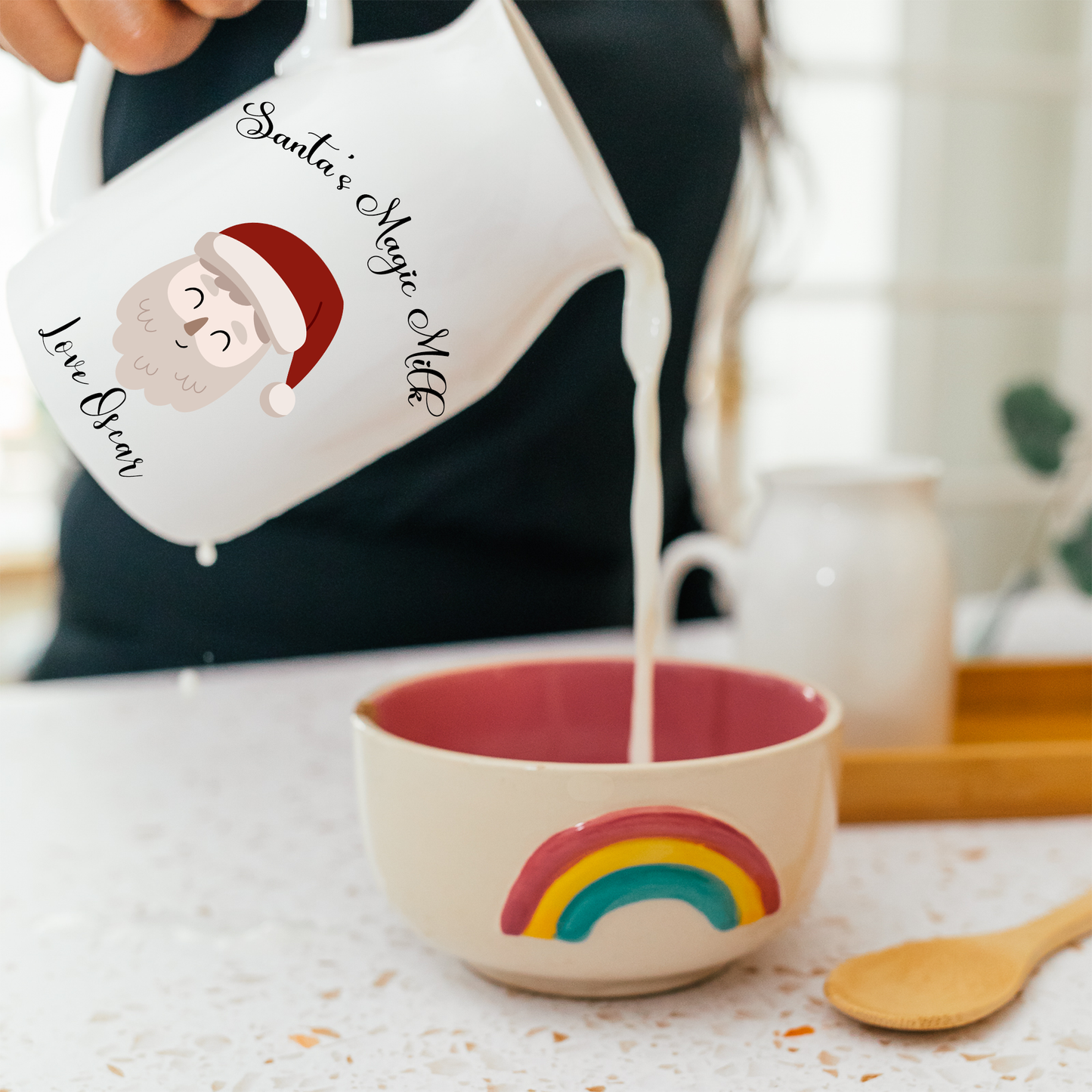 Custom Milk Jug for Santa