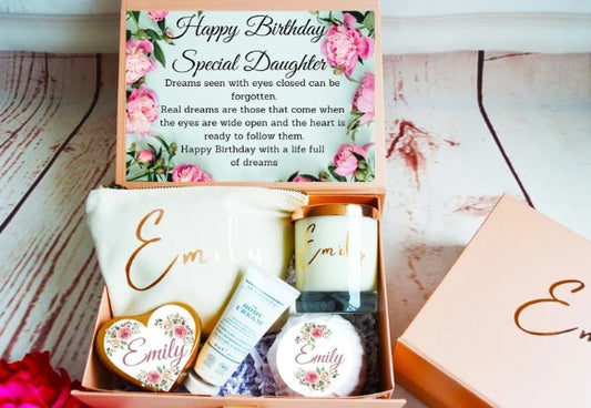 Happy Birthday Daughter Gift, Personalised Gift Box, Happy Birthday Gift, Birthday Gift For Her - Bijoux Lucy