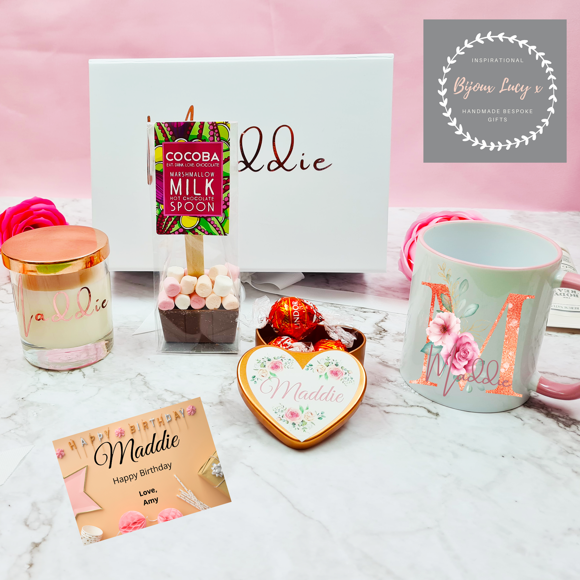 Happy Birthday Gift Set with Mug - Bijoux Lucy