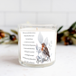 Christmas Day Memorial Candle, Robin Poem, Loved one Candle, Gift in Memory of Dad, Remembrance gift, Memory Gift - Bijoux Lucy