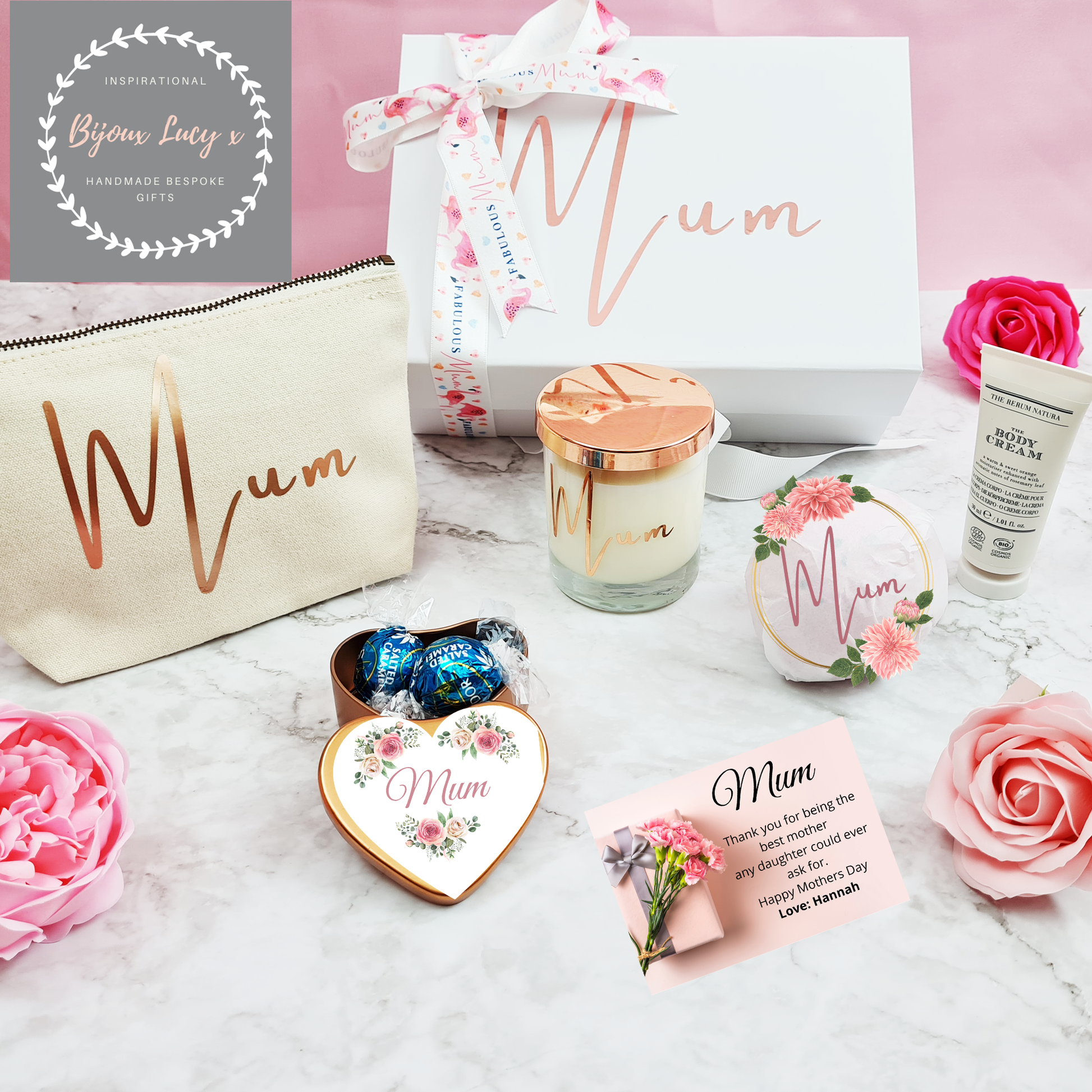 Personalised Spa Mothers Day Gift Set - Bijoux Lucy