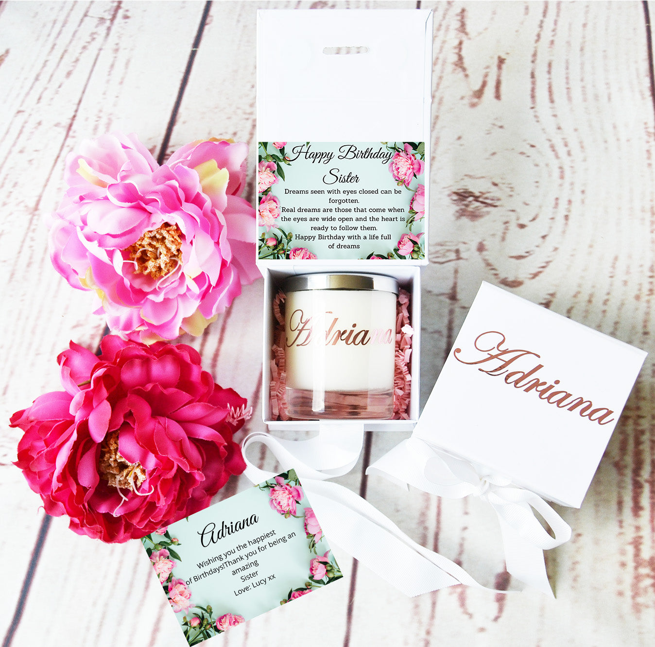 Personalised Birthday Gift for Sister - Bijoux Lucy