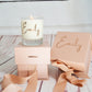 Rose Gold Birthday Gift. Rose Gold Birthday Candle Box, Gift for Friends. Gifts for Mom. Gift Box with Ribbon. Personalised Birthday Candle - Bijoux Lucy
