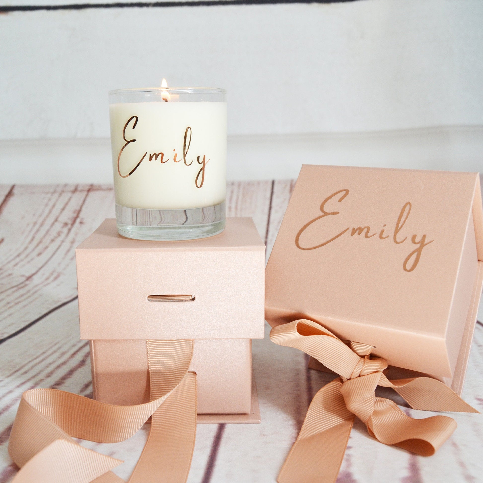 Quarantine Birthday Gift. Birthday Candle Box, Gift for Friends. Gifts for Mom. Gift Box with Ribbon. Personalised Birthday Candle - Bijoux Lucy